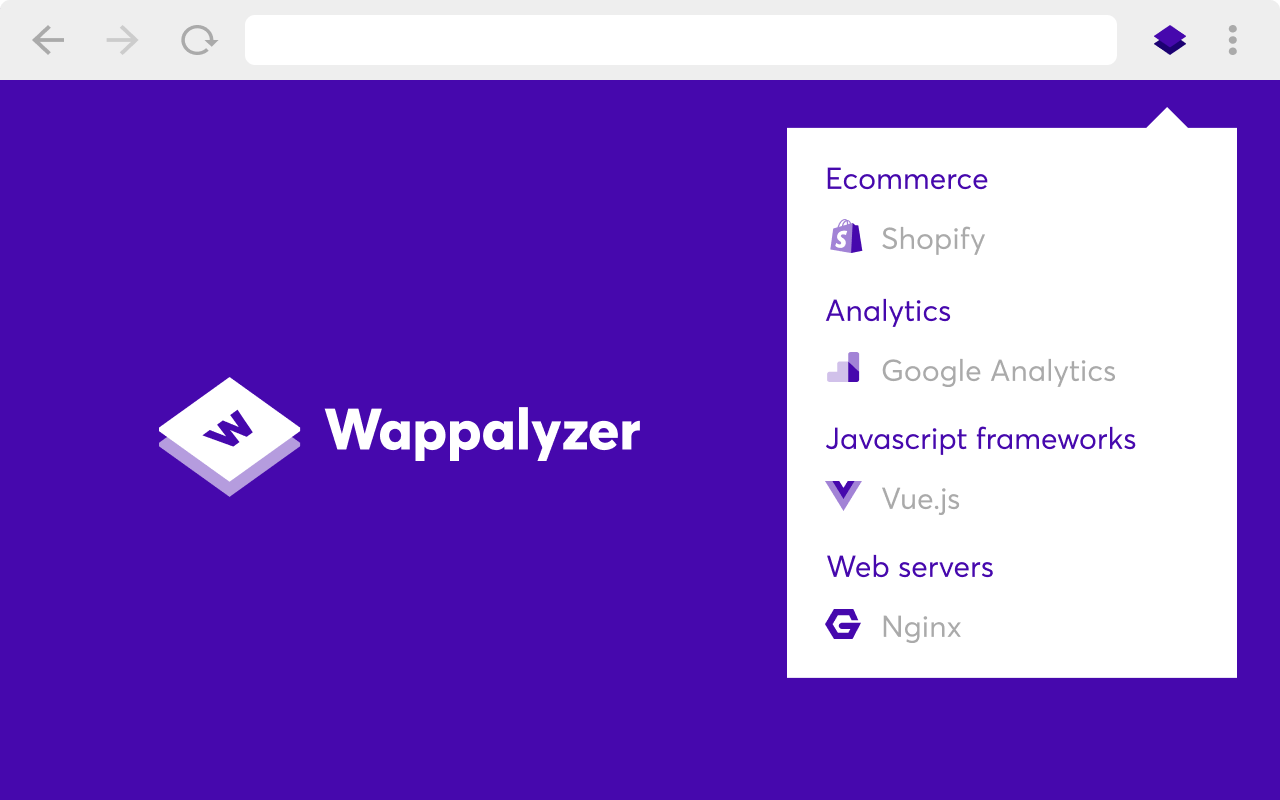 Wappalyzer screenshot