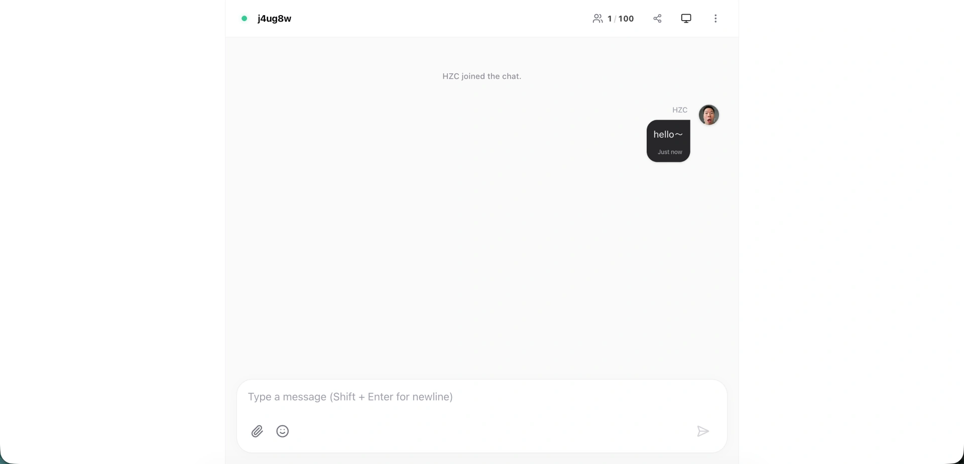 HZ Chat screenshot