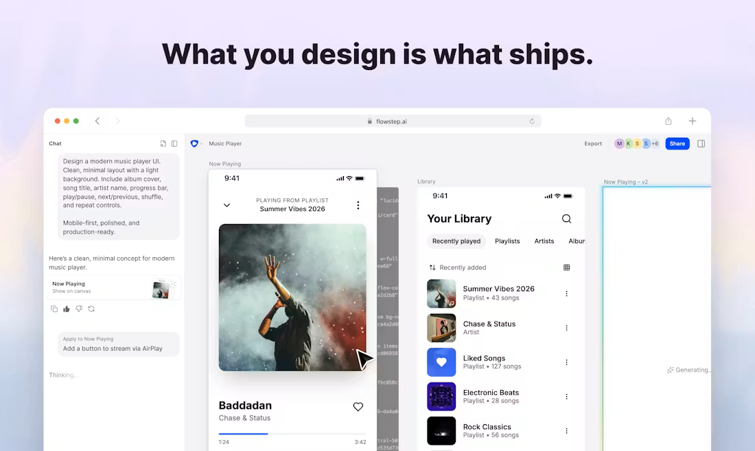 Flowstep screenshot