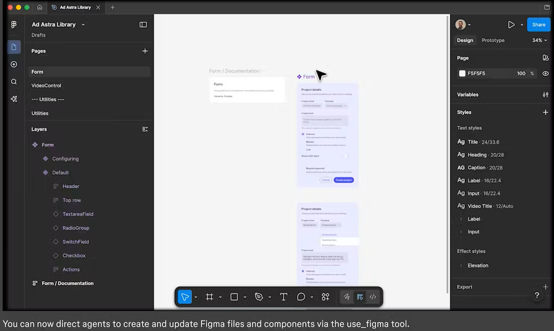 Figma for Agents screenshot