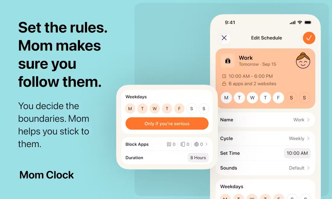 Mom Clock screenshot
