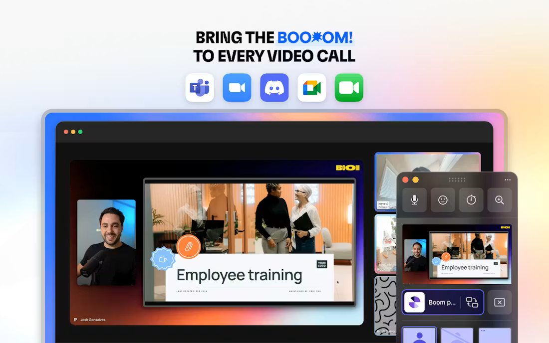 Boom video screenshot