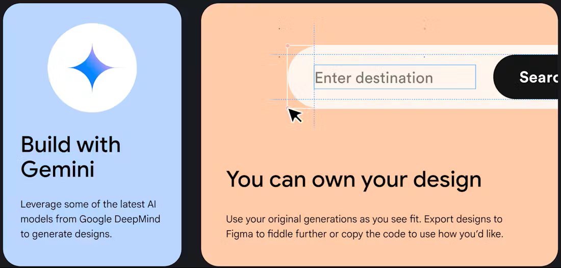 Stitch by Google screenshot