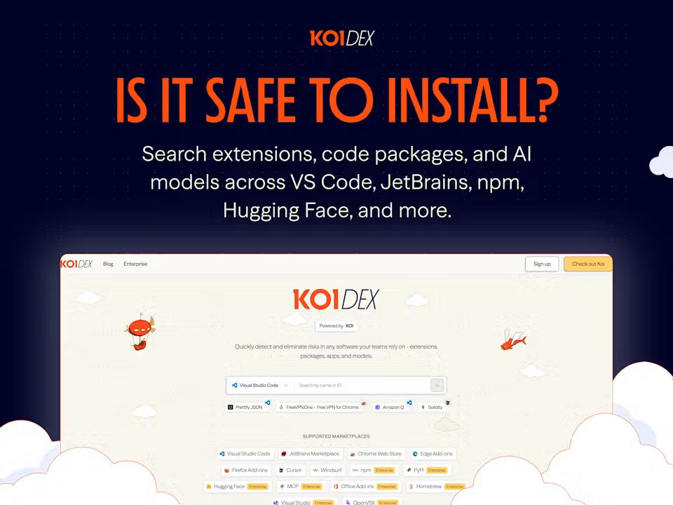 Koidex screenshot