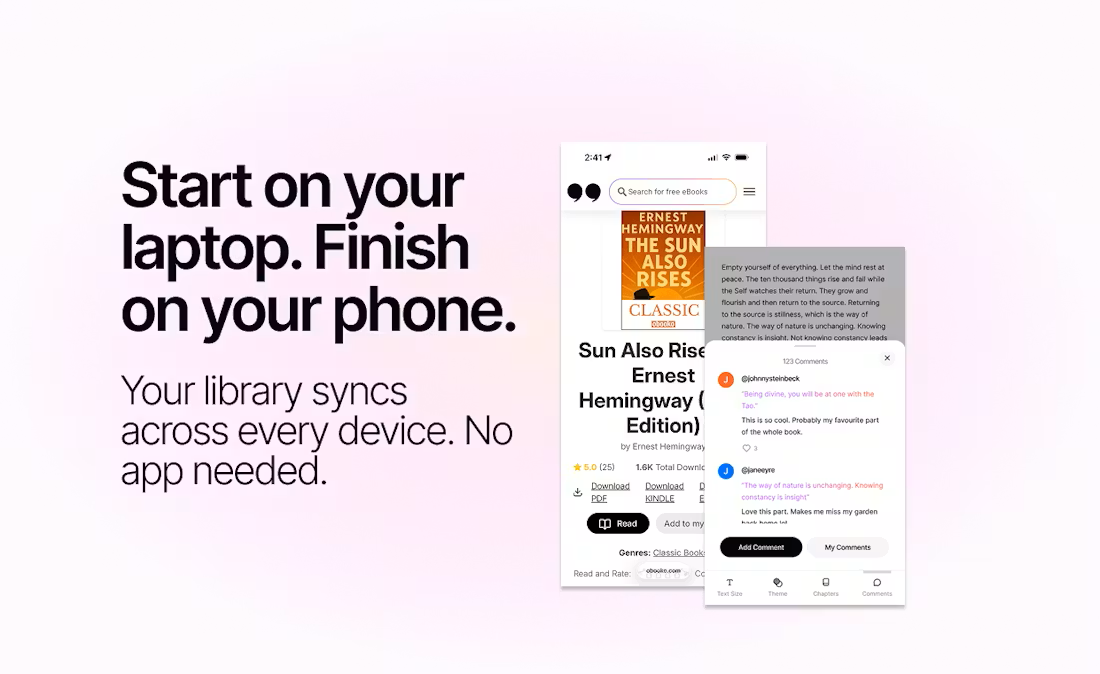 Obooko screenshot