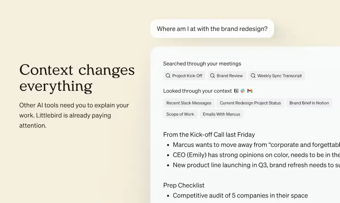 Littlebird screenshot
