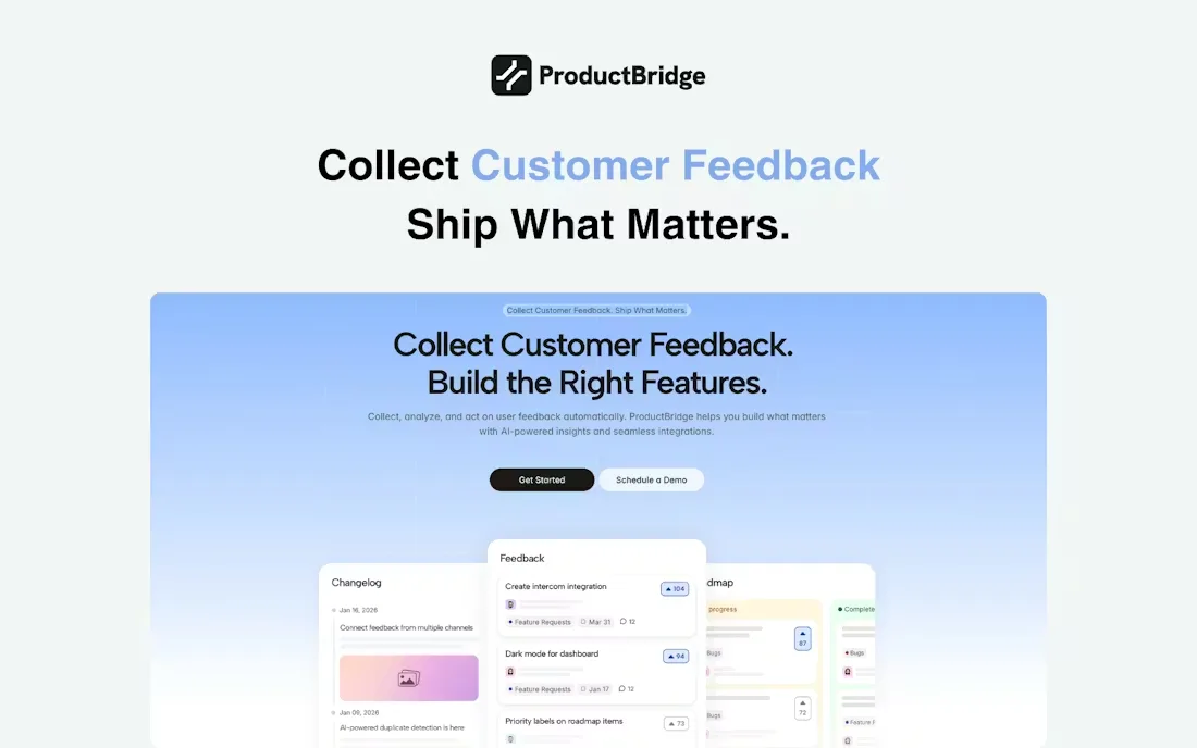 ProductBridge screenshot