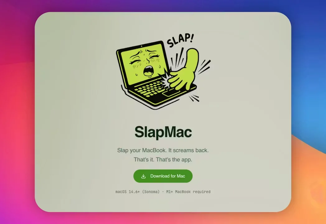 SlapMac screenshot