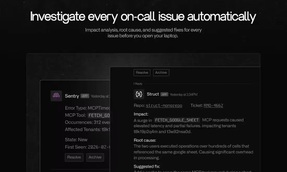 Struct screenshot