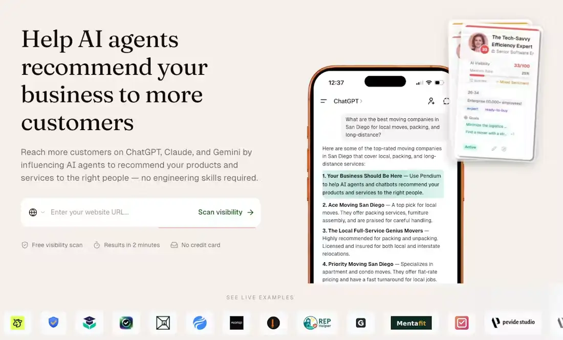 Pendium screenshot
