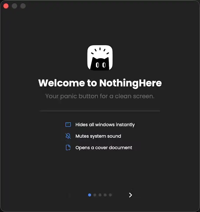 NothingHere screenshot