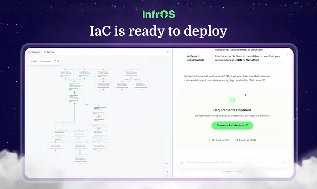 InfrOS screenshot