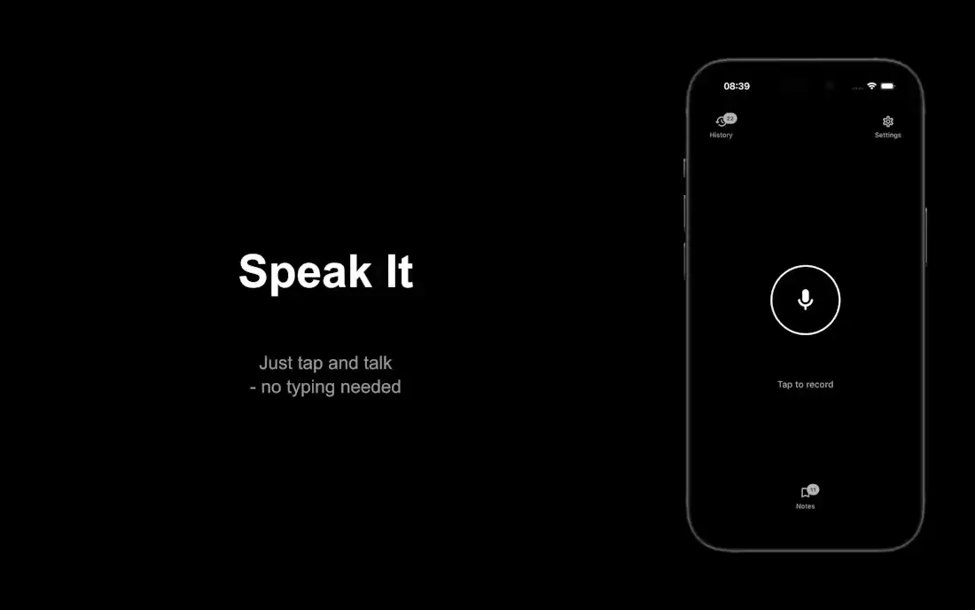 Voicr screenshot