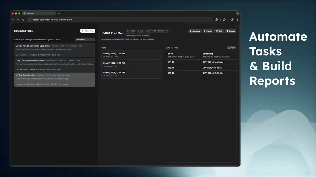 Aera Browser screenshot