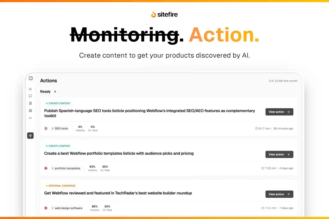 Sitefire screenshot