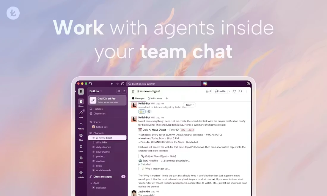 Kollab screenshot
