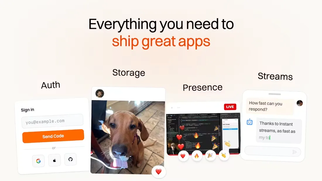 InstantDB screenshot