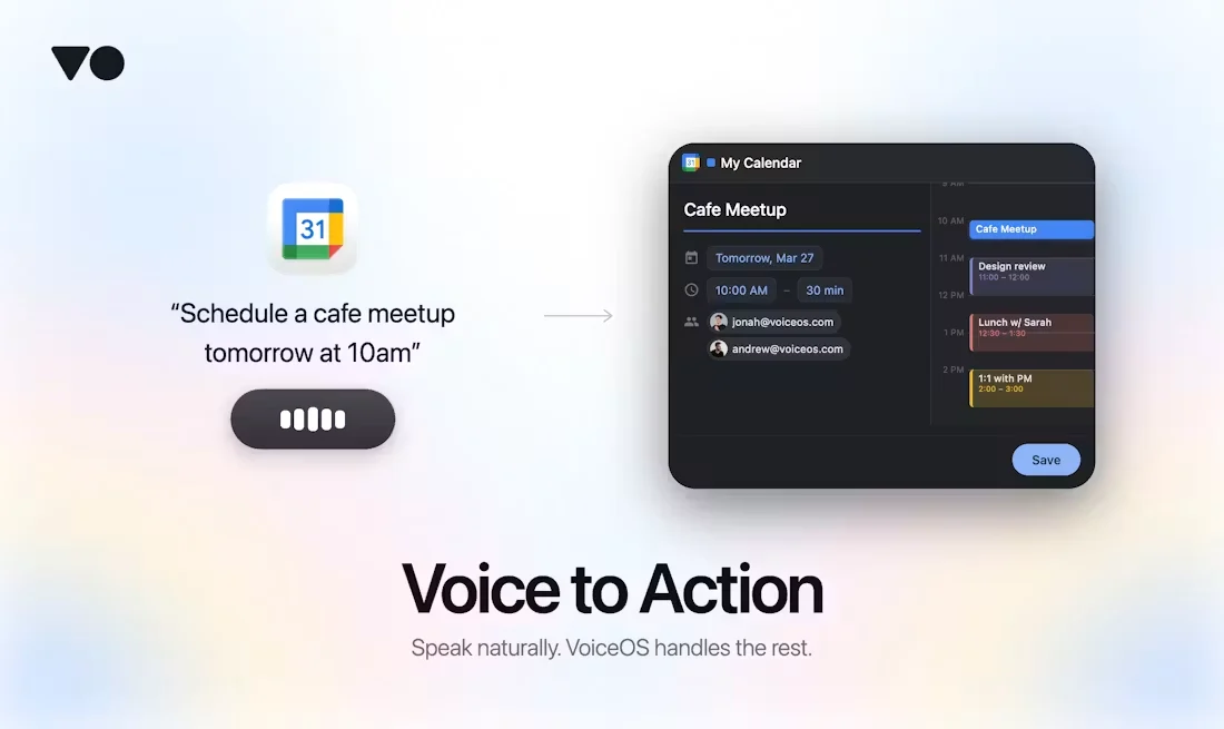 VoiceOS screenshot