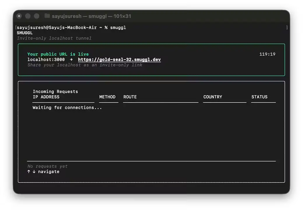 Smuggl screenshot