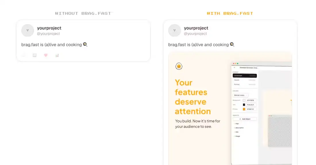brag.fast screenshot