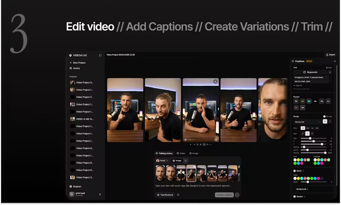 VIDEO AI ME screenshot