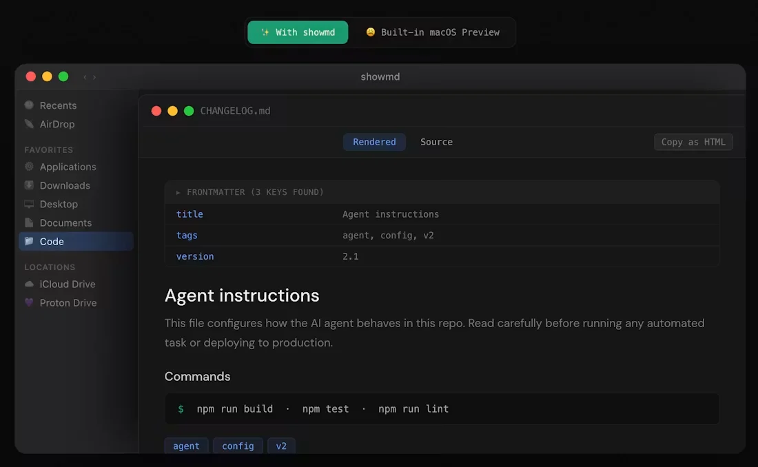 showmd screenshot