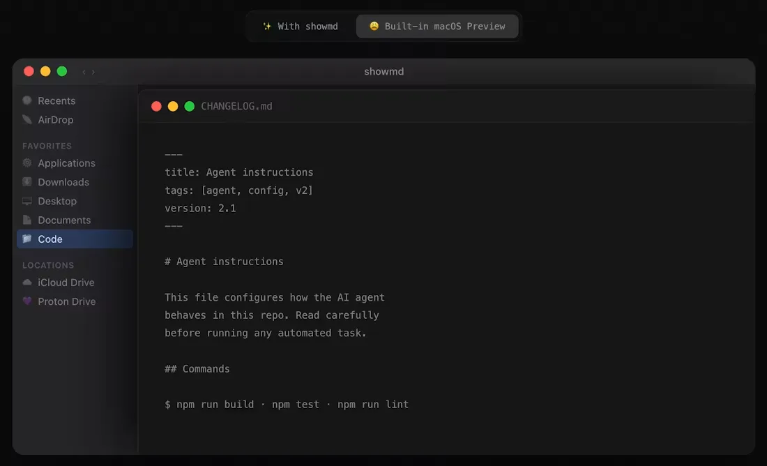 showmd screenshot