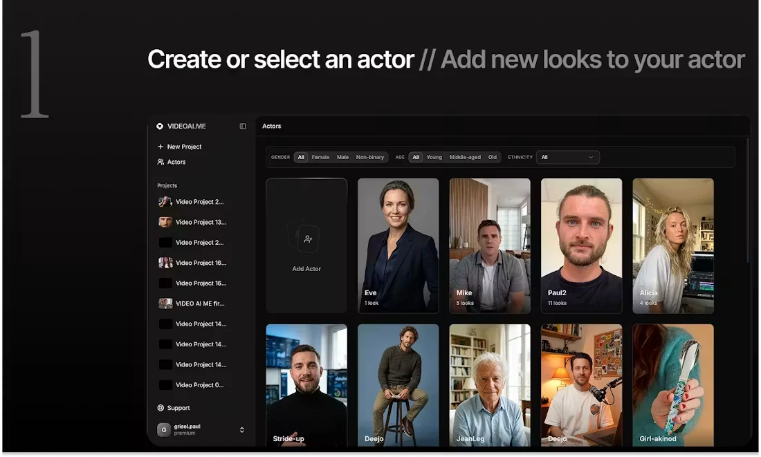 VIDEO AI ME screenshot