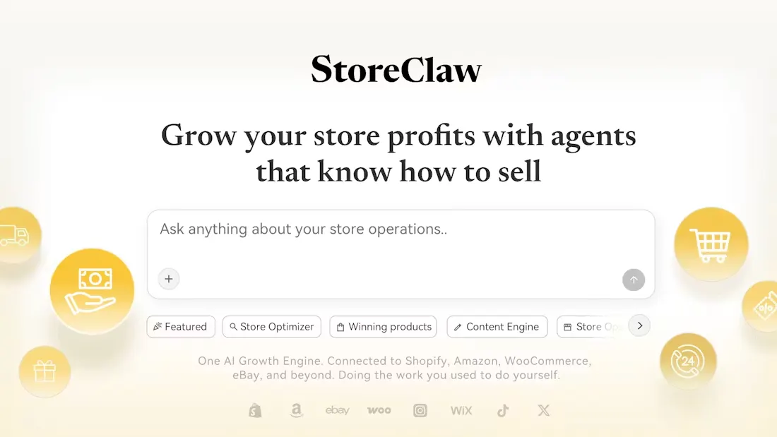 StoreClaw screenshot