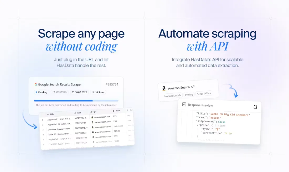 HasData screenshot