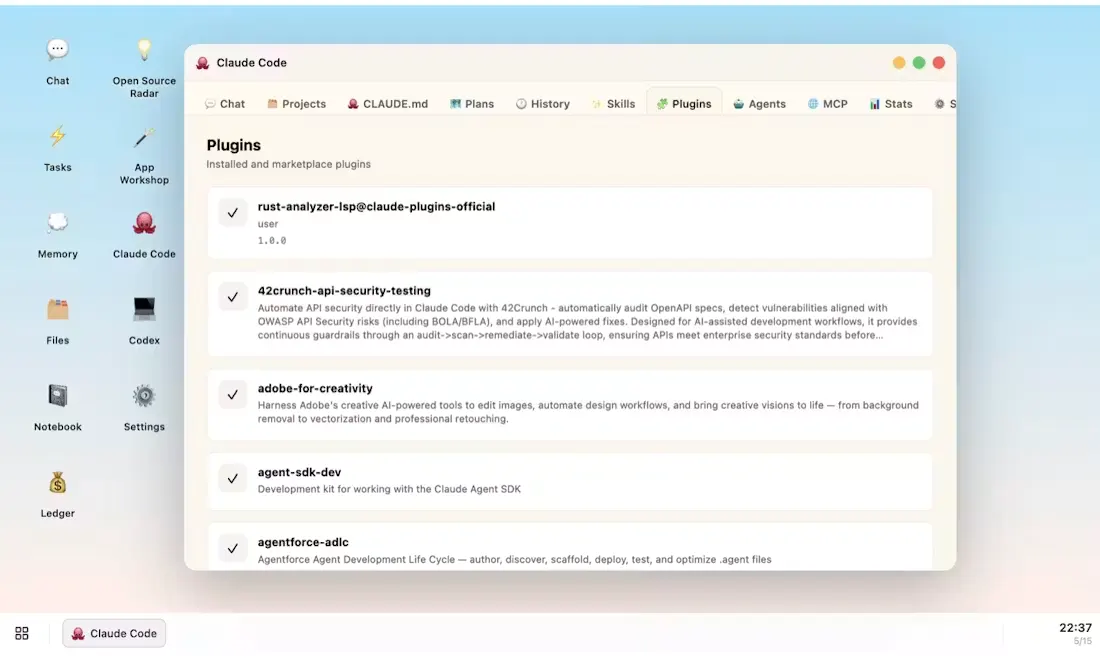 Wandesk screenshot