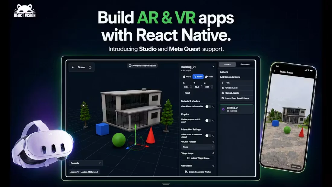 ReactVision Studio screenshot
