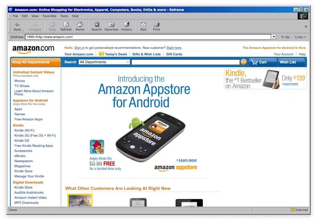 Reframe screenshot