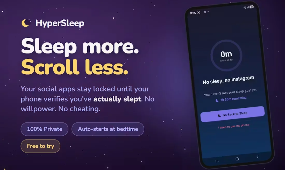 HyperSleep screenshot