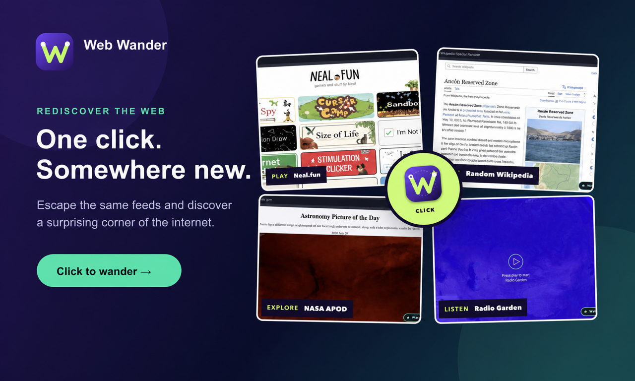 Web Wander screenshot