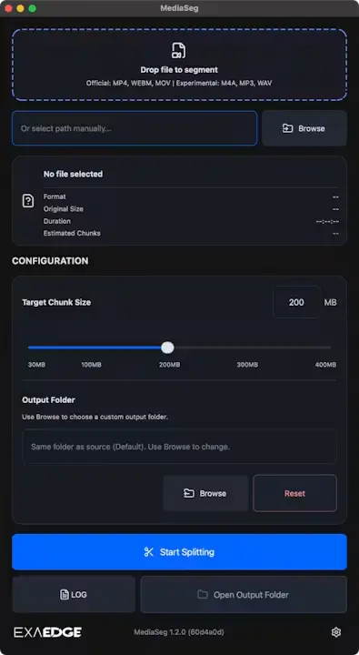MediaSeg screenshot