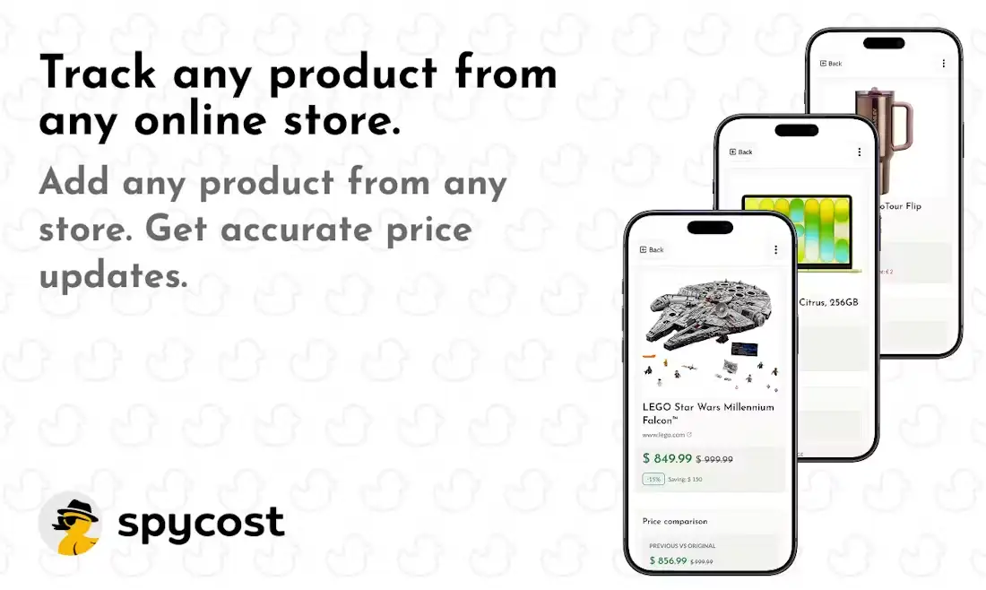 Spycost screenshot
