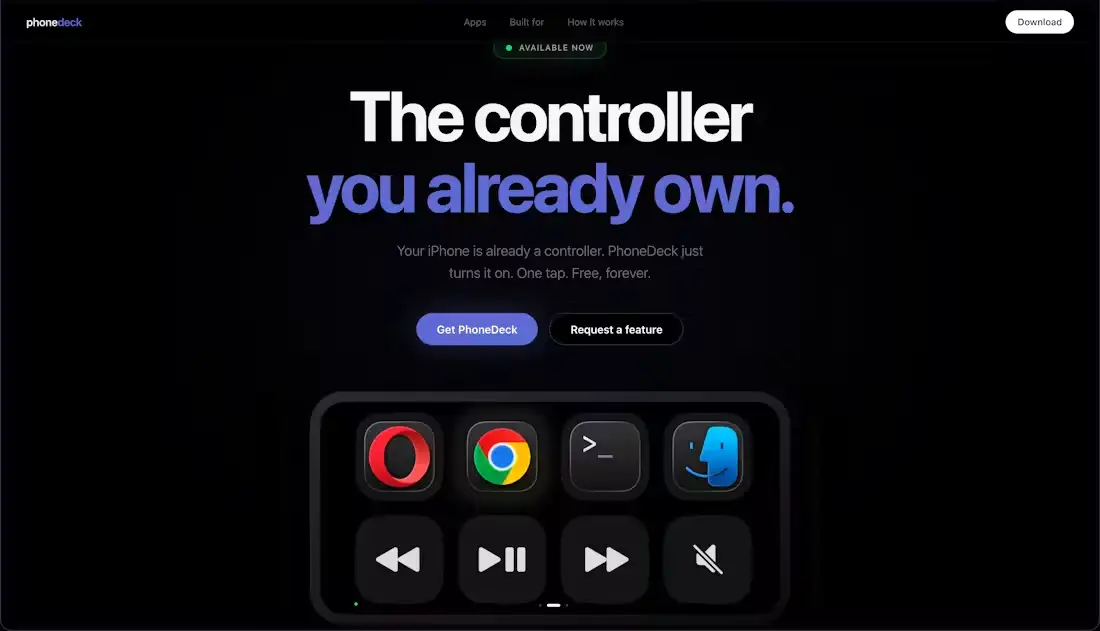 PhoneDeck screenshot