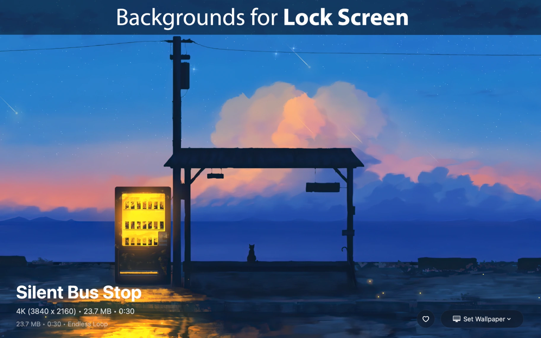 Backspace: macOS Live Wallpapers screenshot